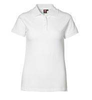 Piqué polo shirt stretch white