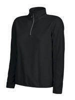 Polar Melton Lady Half Zip D.A.D - Black