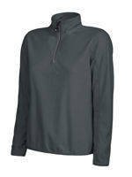 Polar Melton Lady Half Zip D.A.D - Graphite.