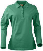 Polo shirt for women Surf Lady L/S by Printer - Green.