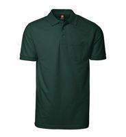 Pro Wear Polo Shirt Pocket Bottle Green