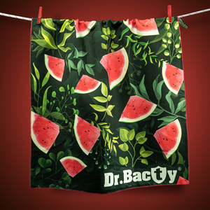 Quick-drying beach towel with antimicrobial coating 70x140 - Watermelon