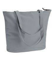 Shopping beach bag light gray