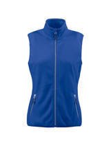 Sleeveless Sideflip Lady vest by Printer Red Flag - Blue.