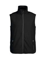 Sleeveless Sideflip jacket by Printer Red Flag - Black.