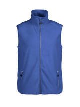 Sleeveless Sideflip jacket by Printer Red Flag - Blue.