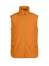 Sleeveless Sideflip jacket by Printer Red Flag - Orange.