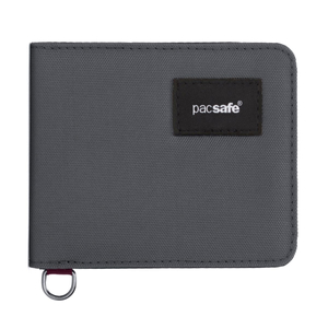 Small RFID Pacsafe wallet - dark gray