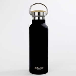 Steel thermal bottle Dr. Bacty Iris - black