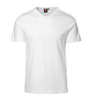 T-Time V-Neck T-Shirt by ID, Biały