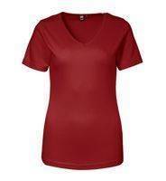 T-shirt- ID INTERLOCK V- SCK weave, red