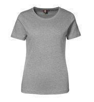 T -shirt - ID interlock weave, gray melange