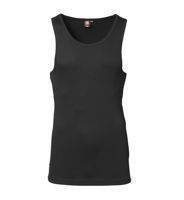 T -shirt RIB 1x1 brand ID, black