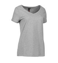 T-shirt V-Neck T-shirt-gray