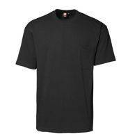 T-shirt t-time pocket brand ID, black