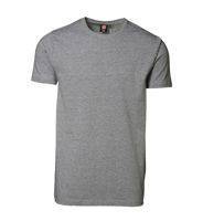 T-shirt with ID stretch, gray melange