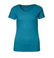 T-shirt with ID stretch, turquoise