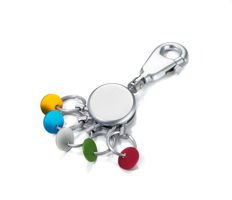 TROIKA keychain patent/color