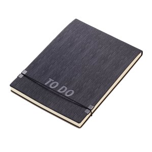 TROIKA notebook to do pad - black