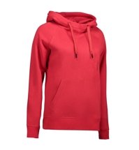 Women's Core Red hoodie brand ID, red