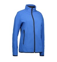Women's Softshell Jacket Azure by ID, Blue
