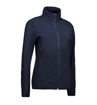 Women's Softshell Jacket of the ID brand, navy blue