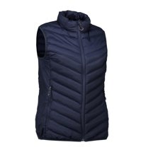 Women's stretch navy vest from ID, navy blue