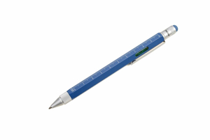 multifunctional ballpoint pen TROIKA construction - blue.