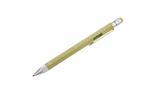 multifunctional ballpoint pen TROIKA construction - yellow.