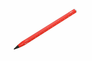 multifunctional pencil TROIKA construction endless - red.
