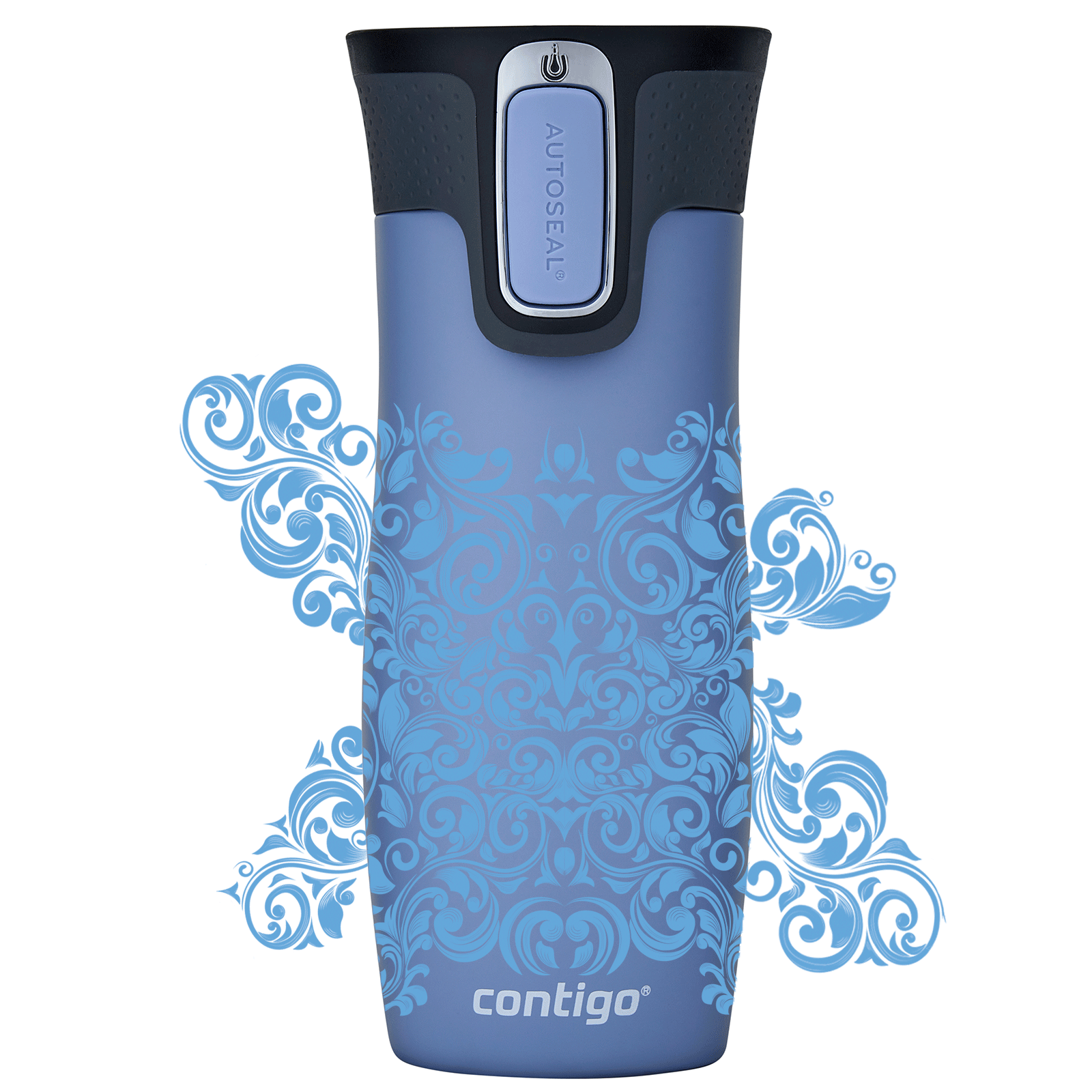 Contigo Autoseal West Loop Vacuum-Insulated Stainless Steel Travel Mug, 16 oz, Earl Grey