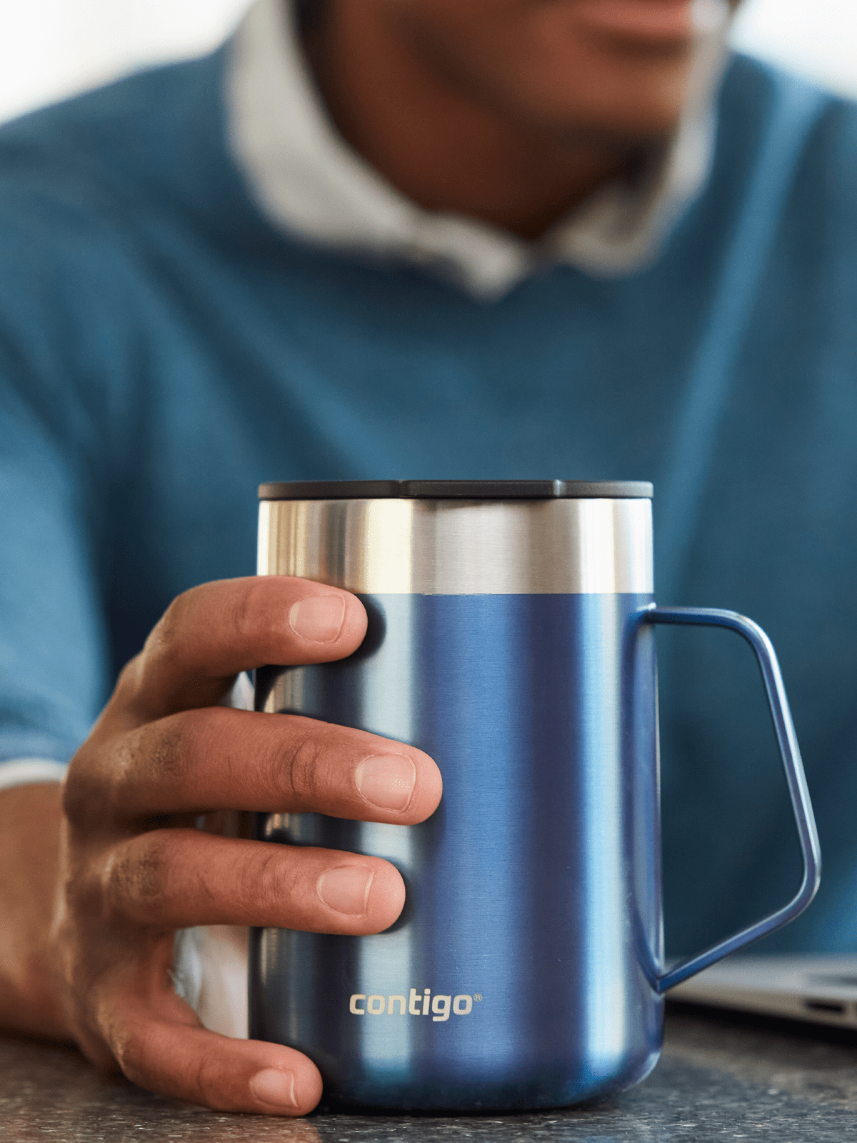 Branded Contigo Streeterville Desk Mug 420ml Thermo Cup