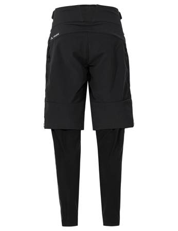 2 in 1 Multi -season Men's sports pants Vaude Moab - Black