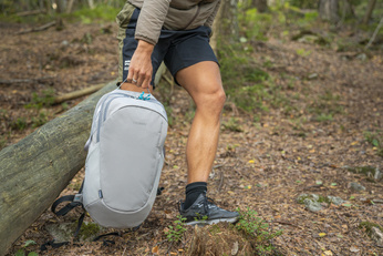 Anti-theft 25L Pacsafe ECO CX Econyl® travel backpack - grey