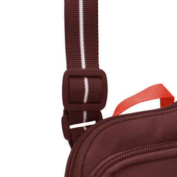 Anti-theft Pacsafe GO shoulder bag - burgundy