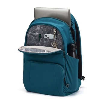 Anti-theft laptop backpack Pacsafe LS450 - turquoise