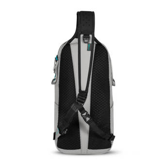 Anti-theft sling backpack Pacsafe ECO 12L - gray made of econyl.