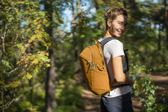 Anti-theft urban backpack 18l Pacsafe ECO CX Econyl® - orange