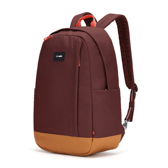 Anti-theft urban backpack Pacsafe Go 25 l - burgundy