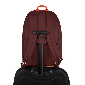 Anti-theft urban backpack Pacsafe Go 25 l - burgundy