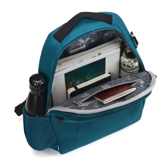 Anti-theft urban backpack Pacsafe LS350 - turquoise