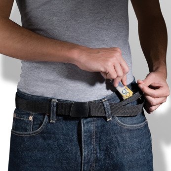 Belt with secret compartment Pacsafe CashSafe - black