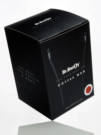 Ceramic-coated thermal Coffee Mug Dr.Bacty Apollo 227 ml  - black