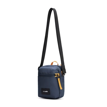 City anti-theft shoulder bag Pacsafe Go - navy blue