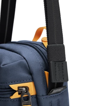 City anti-theft shoulder bag Pacsafe Go - navy blue