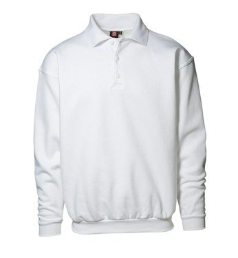 Classic Polo Sweatshirt White