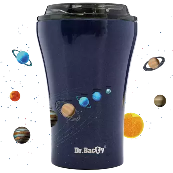 Coffee mug Dr.Bacty Apollo Kosmos - navy blue.