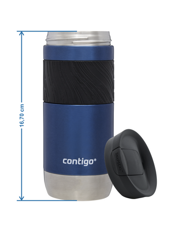 Contigo Byron 2.0 470ml thermal mug with engraving - Blue