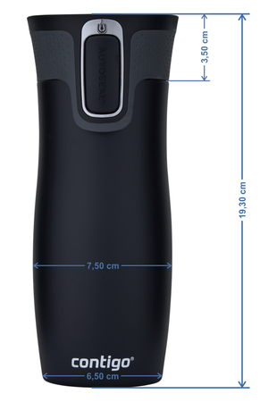 Contigo West Loop 2.0 470 ml thermal mug - Latte - Peacock Eye