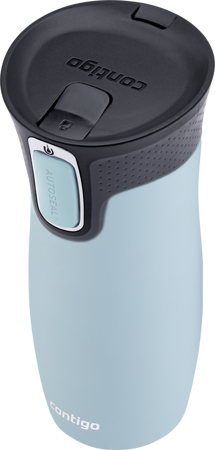 Contigo West Loop 2.0 470ml thermal mug - Blue Mat - Bird love 